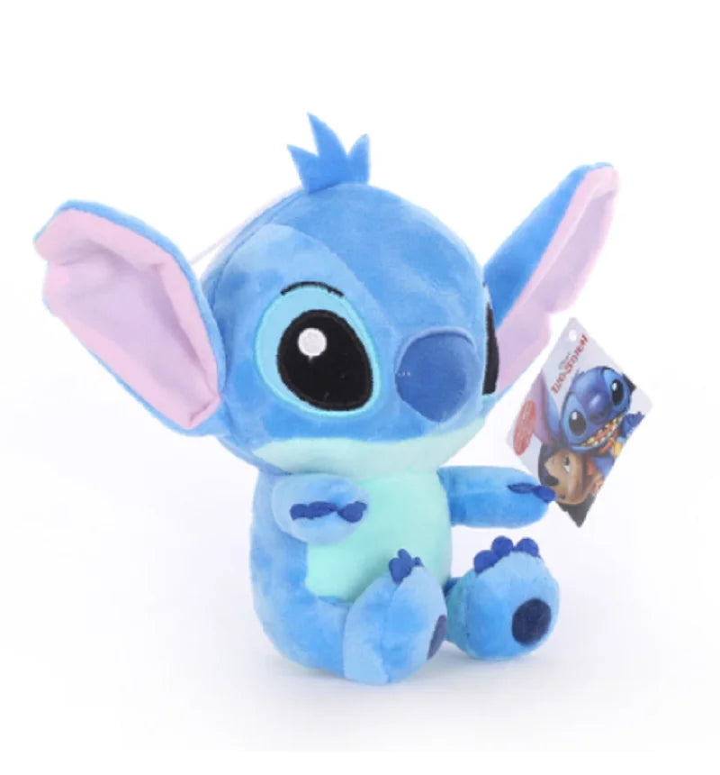 20cm Disney Lilo & Stitch Couple Models Cartoon Stuffed Plush Dolls Anime Plush Baby Toys Pendant Toys Kawaii Kids Birthday Gift