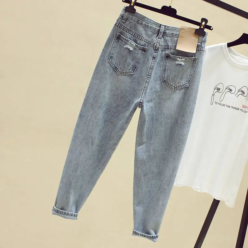 Fa1002 2019 new autumn winter women fashion casual  Denim Pants womens clothing high waisted jeans skinny