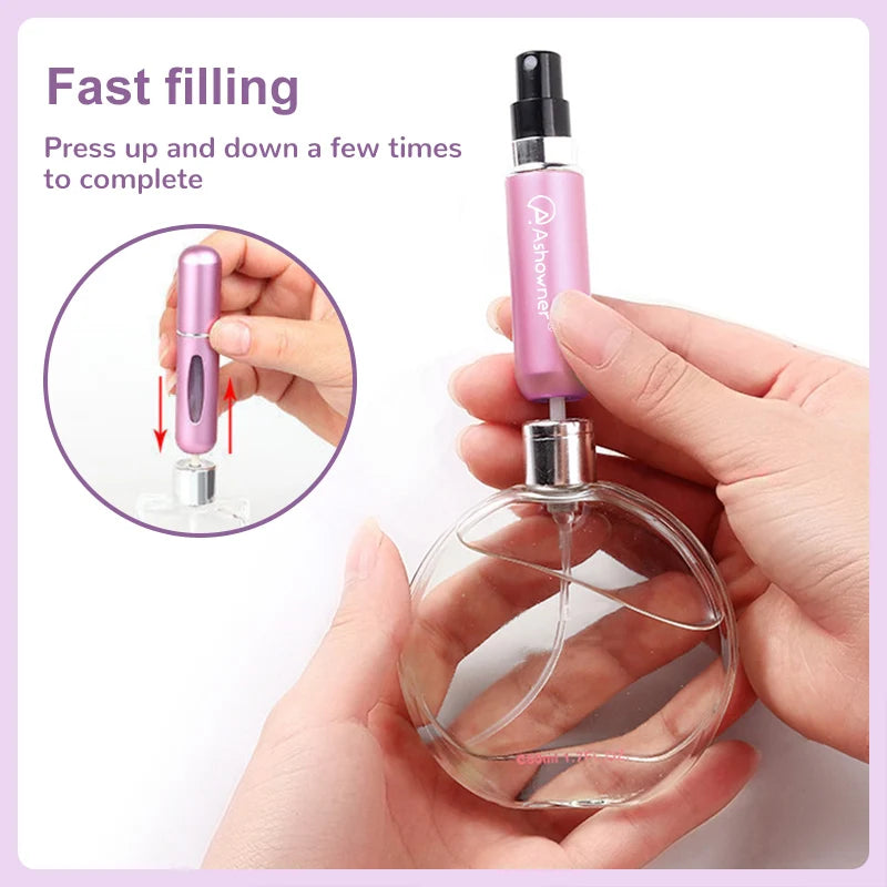 Small Refillable 5ml Perfume Bottles Atomizer Bottle Portable Cosmetic Container Perfume Spray Bottle For Travel