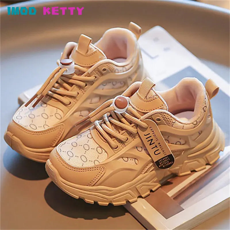 Cute Children Girls Shoes 2023 Autumn Casual Korean Edition children's kids shoes Comfortable Breathable Neutral kids Sneakers