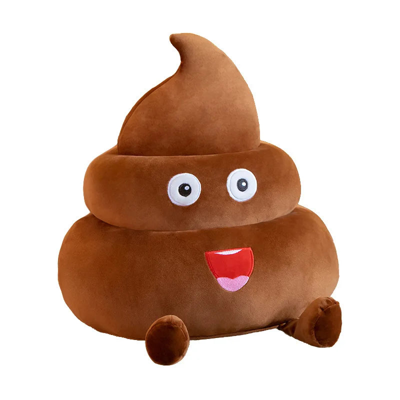 25CM New pattern Lovely Browm Smiely Pillow Plush Cushions Home Decor Gift Stuffed Poop Doll Toys pillow Home Furnishing Novelty