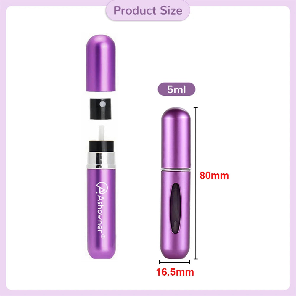 Small Refillable 5ml Perfume Bottles Atomizer Bottle Portable Cosmetic Container Perfume Spray Bottle For Travel