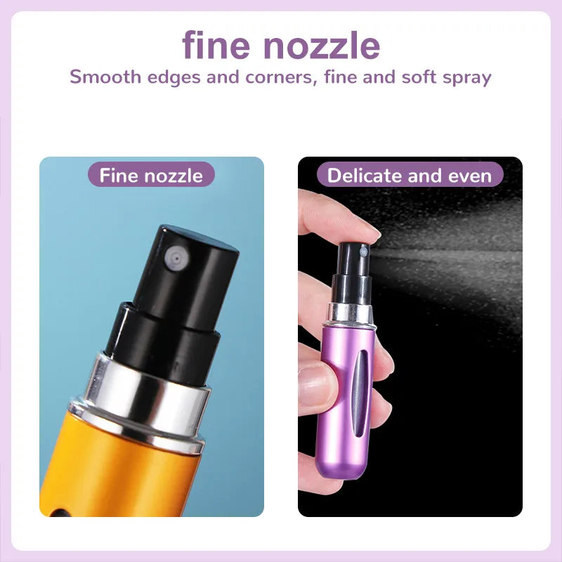 Small Refillable 5ml Perfume Bottles Atomizer Bottle Portable Cosmetic Container Perfume Spray Bottle For Travel