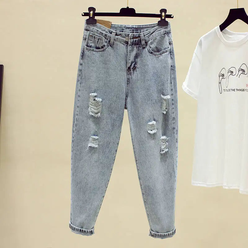 Fa1002 2019 new autumn winter women fashion casual  Denim Pants womens clothing high waisted jeans skinny